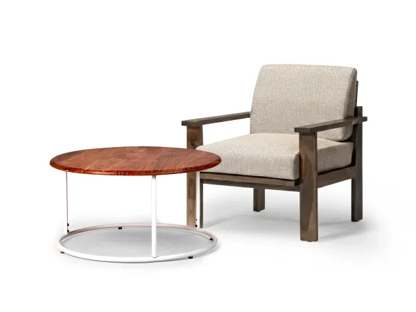 Athena Single Seater Sofa with Centre Table